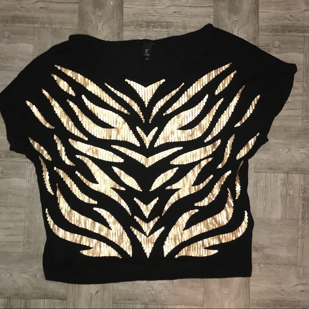 H & M Sequined Top